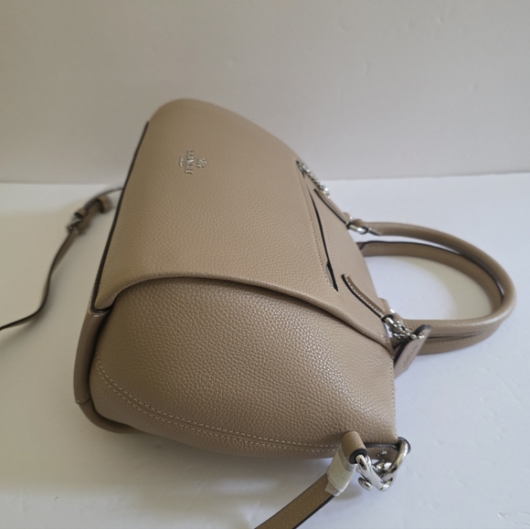 Coach Elise Pebble Leather Satchel - Picture 6 of 16